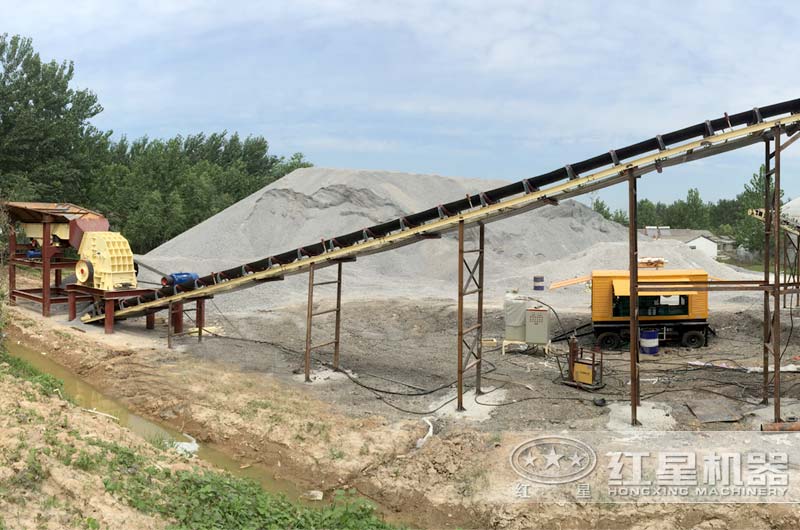 一次成型砂石生產(chǎn)現(xiàn)場 一次成型砂石生產(chǎn)現(xiàn)場