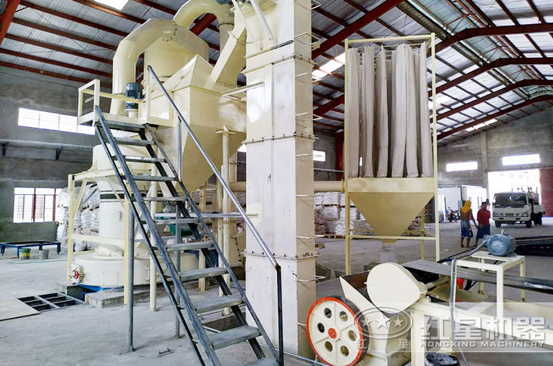 磨粉用戶生產(chǎn)現(xiàn)場(chǎng)，能夠滿足多種規(guī)格磨粉使用